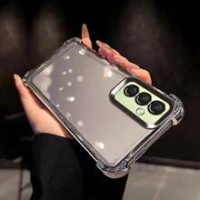 Funda de Teléfono Electrochapada con Airbag de Cuatro Esquinas, Adecuada para iPhone17 aire/16E, 14/15/16plus, 17/16/15/14/13/12/11Pro/ProMax, para SamsunggalaxiaA03/A03core/A03S/A04/A04E/A05/A05S/A06/A12/A13/A15/A16/A24/A25/A32/A34/A35/A54/A55, Note10/Note10plus/Note20/Note20Ultra, S20/S20FE/S20PLUS/S20Ultra/S21/S21FE/S21PLUS/S21Ultra/S22/S22PLUS/S22Ultra/S23/S23FE/S23PLUS/S23Ultra/S24/S24FE/S24PLUS/S24UltraFunda para teléfono, funda suave de TPU, se siente bien al sostener, personalidad simple, adecuada tanto para hombres como mujeres, borde anti-caída en las cuatro esquinas, marco electrochapado, disponible en múltiples colores. - Negro - Ver 2