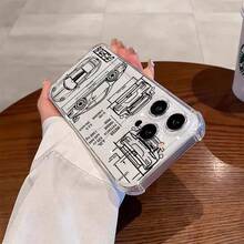 غطاء هاتف من نوع كريستال ناعم متوافق مع سلسلة آبل 17، 11/12/12 برو، 13/14/15، 13 برو/14 برو/15 برو، مضاد للسقوط 12 برو ماكس/13 برو ماكس/14 برو ماكس/15 برو ماكس، غطاء واقي 16/16 برو/16 برو ماكس، بتصميم مبسط على طراز INS