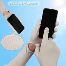 Women Full Finger Gloves - Black - View 5