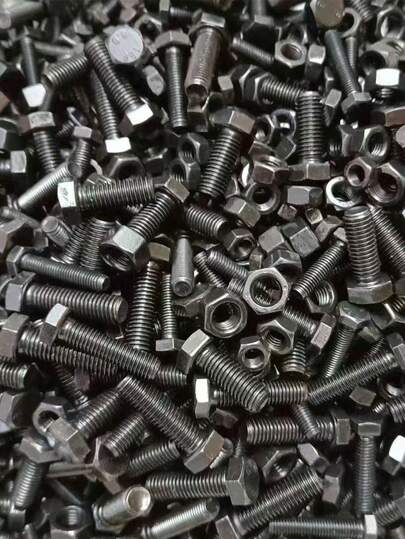 8.8 Pole Screw Mixed 1 Pound Set [Matching], Length 30mm/40mm/50mm/60mm Mixed Set With Nut