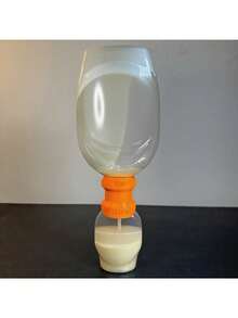 1 pezzo Dispenser intelligente in plastica: universale per sapone liquido, shampoo, bagnoschiuma, anti-perdite, risparmia tempo e fatica!