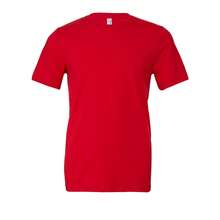 BELLA + CANVAS Unisex Adult Jersey ShortSleeved TShirt (Red)