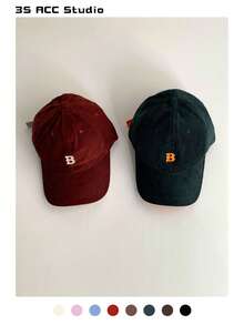 1 Piece Soft Crown Minimalist Snapback Cap, Unisex Casual Outdoor Sun Hat, Small Face, Spring/Summer - Multicolor - View 8