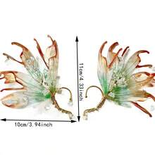 Pendientes de cristal sin piercing con forma de pez koi para Halloween, accesorios de cosplay para mujeres y niñas. - Multicolor - Ver 7