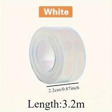 1/2 Rolle weiße selbstklebende Dichtungsband, hochklebend, wasserdicht, schimmelresistent, ölbeständiges Dichtungsband für Badezimmer, Küche, Toilette, Badewanne, Spüle, Wand usw. Weihnachtsstrumpf-Füllungen, Geschenke, lustige Geschenke, Ramadan, personalisierte Geschenke - Weiss - Übersicht 12