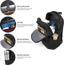 Multipurpose Small Backpack - Black - View 5