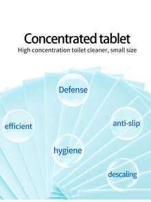 30 unidades Pastillas desechables para limpiar el inodoro, eliminador de manchas de orina y sarro, pastillas desodorantes de larga duración para el hogar