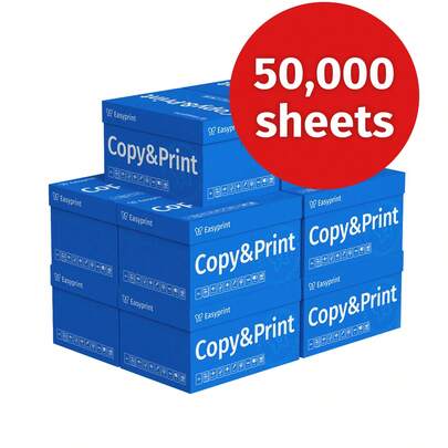  Easyprint Printer Paper Copier Paper 50000 Sheets 100 X 500 A4 Premium High White CIE 160 PEFC