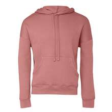 Unisex Adult Sponge Fleece Pullover Hoodie (Mauve) - Mauve Purple - View 1
