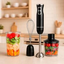 4-In-1 Portable Blender Mixer 400W – 500ml Cup, Crusher, Mixer And Whisk - 查看 1