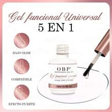 OBP C & G 2 Piezas Geles Multifuncional Fortalecedor Cristal Base Pegamento 5 En 1 Para Uñas - transparente - Ver 3