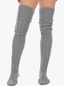 Women's Thigh High Socks, Over-The-Knee Socks, Ladies' Long Socks, Warm And Comfortable For Winter
