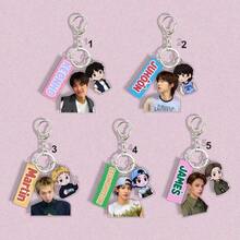 Original Peripheral COR TIS MA/RT/IN Zhao Yufan JAMES Kim Joohoon JUHOON Yan Chengxuan SEONGHYEON An Qianhao KEONHO Pendant Bag Keychain - Multicolor - View 3