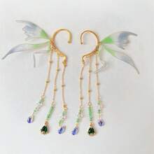 Elf Fairy Ear Cuffs With Tassel No Piercing Earrings Cosplay Accessories For Women And Young Girls - 彩色 - 查看 6