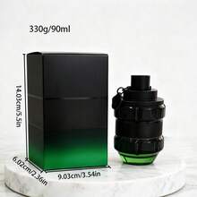 Men's Perfume Spray - Non-Alcoholic Long-Lasting Fresh Fragrance, 3.04 Ounces Luxurious Men's Perfume, Suitable For Sensitive Skin, For Daily Use And Night Outings, Giving You A Unique Sensory Stimulation. A Gift For Your Boyfriend, A Men's Gift.