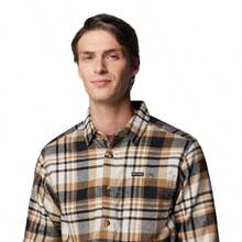 Columbia Pitchstone Heavyweight Flannel II Long Sleeve Shirt - Men's |  | Men Outdoor Hoodies & Sweatshirts - Delta 多格子 - 查看 10