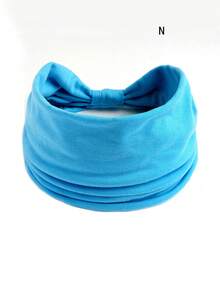 1 pieza Diadema elástica ancha de punto para mujeres, adecuada para decoración del peinado diario, turbante, diadema deportiva, artículos escolares, universidad, diademas para mujeres, pañuelos, accesorios para el cabello de invierno, elegante