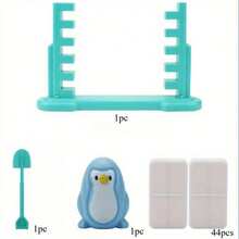 企鹅墙挑战家庭游戏 - 互动策略拼图，搭配积木，培养动手能力，是增进亲子感情的理想选择，也是万圣节和圣诞节的绝佳礼物