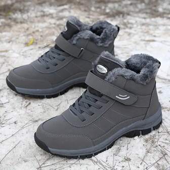 Women Winter Boots Non-Slip & Waterproof Winter Walking Hiking Boots, Hunting Boots For Women Men, Hike Footwear Riding Boots, Snow Boots For Womens Wide Toe Box Barefoot Sneakers, Unisex Warm Boots Barefoot Shoes, Trail Fur Lined Warm Ankle Boot
