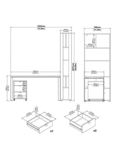 Dmora Desks Workstations view 3