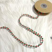 Lace Trims, Red, Green, And Gold Ribbons, Ribbon Trim For Ears, Christmas Craft Supplies, Sewing Crafts, Ribbon For Christmas Gift Wrapping Home Decor Christmas Decorations Room Decor Winter