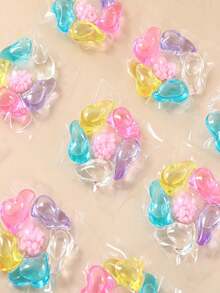 100/50/30/Pcs 6-In-1 Laundry Detergent Capsules, Concentrated Laundry Liquid, Lavender/Camellia Fragrance, Aromatic Laundry Detergent, Strong Stain Removal And Color Protection