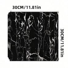 10/20Pcs Self-Adhesive PVC Floor Stickers, Wall Stickers, Marble Pattern, Peel And Stick, Easy To Install, Kitchen, Living Room, Bathroom, Corridor, Office, Waterproof Self-Adhesive Floor Stickers, Wall Stickers, Home Decoration 11.8In*1.8In