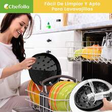 CHEFOLLA 22CM Desmenuzador de Pollo, Gran Capacidad Picadora Triturador de Pollo Con Mango Ergonómico, Cortadora de Pollo Púas Extra Grosas Y Largas, Base Antideslizante, Apto Para Lavavajillas - negro - Ver 5