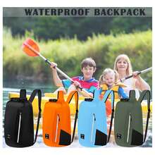 20L Waterproof Backpack Dry Bag - Waterproof, Suitable For Kayaking, Boating, With Waist Pack, Phone Case, Lightweight, Floatable, Suitable For Kayaking, Hiking, Heavy Duty Roll Top Backpack, Suitable For Travel, Kayaking, Boating, Camping, Rafting And Fishing, Large Capacity Travel Bag For Sports & Fitness, Unisex, Durable Waterproof Swim Bag, Waterproof Beach Bag - Army Green - View 7