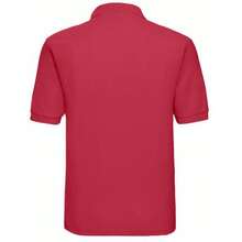 Jerzees Colours Russell Mens Classic Short Sleeve Polycotton Polo Shirt (Classic Red) - Red - View 3