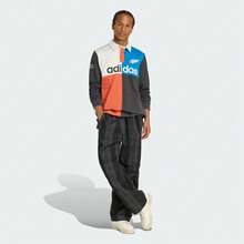 Adidas Originals Herren Rugby Poloshirt, gestrickter Kragen, TKG4638