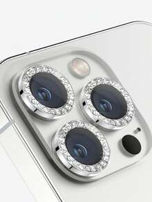 1 Bộ ốp bảo vệ màn hình đính kim cương sáng bóng cho iPhone 17 16 15 14 13 12 11 Pro Max - màu đen - Xem 6