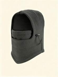 1pc Adjustable Ski Mask, Fleece Hood For Cold Weather, Hunting, Motorbike, Windproof Fleece Thermal Mask For Men And Women In Winter,It Is The Perfect Gift For Christmas Or Valentine's Day,It Is The Perfect Gift For Christmas Or Valentine's Day,Christmas And Valentine's Day Gifts