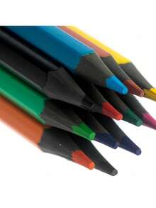 Set de 12 creioane colorate din lemn, potrivite pentru familie și prieteni, creioane colorate din lemn pentru desen, potrivite pentru cărți de pictură și colorat pentru adulți, pasionați de desen, schiță, convenabile pentru transport în aer liber, cadou excelent pentru prieteni