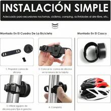 AUTOWT Luces Traseras de Bicicleta, Luz Recargable y Ultra Brillante para Bicicletas, con luz de Cola, Hasta 56 Horas Runtime IPX5 de Larga Duración Ciclismo de  Lámpara de Linterna Trasera para Bicicletas de Carretera Cascos Mochilas - Negro - Ver 2