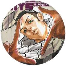 1件坂本龙一日常生活原画系列 LOL 双子城战斗酒吧压花铁盒趣味礼品徽章配饰吊坠包包装饰耐用金属胸针，适用于衣领、包包、外套 - 日常风格珠宝礼品 - 适合动漫爱好者包装装饰，趣味设计，高品质表面处理，背包徽章、印章、胸针，日本动漫。印章、Lovebu、Stitch、Stitch Stuff - 彩色 - 查看 5