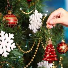 Conjunto de 20 Ganchos de Metal para Enfeites de Natal, Decoração de Casa e Festas: Ganchos em Formato de Estrela, Âncoras para Pendurar Enfeites Pequenos, Bolas e Lâmpadas em Meias de Natal. Ideal para Decoração de Natal em Ambientes Internos e Externos, Decoração de Inverno e Presentes de Natal. - Multicolorido - Ver 4
