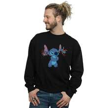 Disney Mens Lilo And Stitch Little Devils Sweatshirt (Black) - 50% Cotton/50% Polyester - 153gsm - (BI17188)