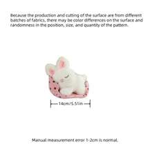 1 件卡通睡窝书桌伴侣系列动物毛绒公仔 - 猫、狗、狐狸、兔子、熊，可爱治愈动物公仔，生日礼物 - 彩色 - 查看 4