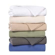 Jena Cotton Textured  Woven Blanket, Throw, Sage