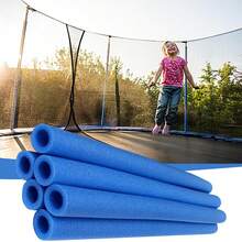 40 Cm (12 Pieces), Trampoline Pole Protectors, Foam Trampoline Pole Protectors, Trampoline Pole Covers, Pole Covers, Easy To Install 12 Replacement Foam Tubes For Trampoline Fences - 藍色 - 查看 8