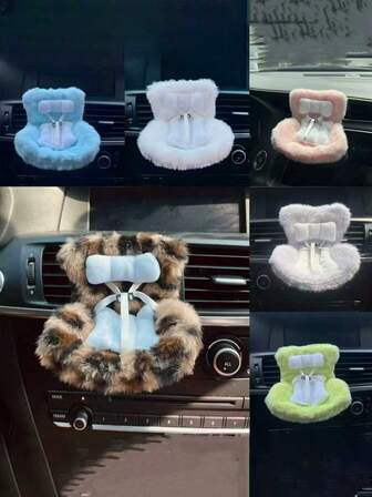 1PC Doll Car Seat, For Labubu – A Cute Chair And Decorative Clip For Air Conditioner Vents, As Well As A Car Seat Decoration Clip. Perfect For Those Who Collect Blind Box Dolls And As A Wonderful Christmas Gift,Christmas Decorations