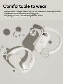 Lenovo Lenovo LK41 Minimalist Business Bluetooth Earphone, Hanging Ear Style, Large Dynamic Driver, High-Quality Audio, Music & Gaming, Long Battery Life, Directional Sound, High-Definition Calls, Smart Noise Cancellation, Open-Ear, Wireless Sports Earphone Compatible With Smartphones & Computers