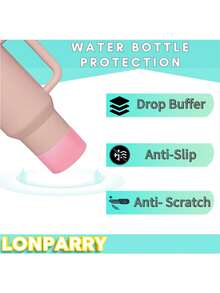 2 piezas/1 pieza Funda de silicona para vasos, cubierta protectora anti-arañazos y abolladuras, se ajusta a vasos de vidrio de 40oz, 30oz, 20oz, compatible con vasos y tazas aisladas, accesorios para vasos para deportes y actividades al aire libre