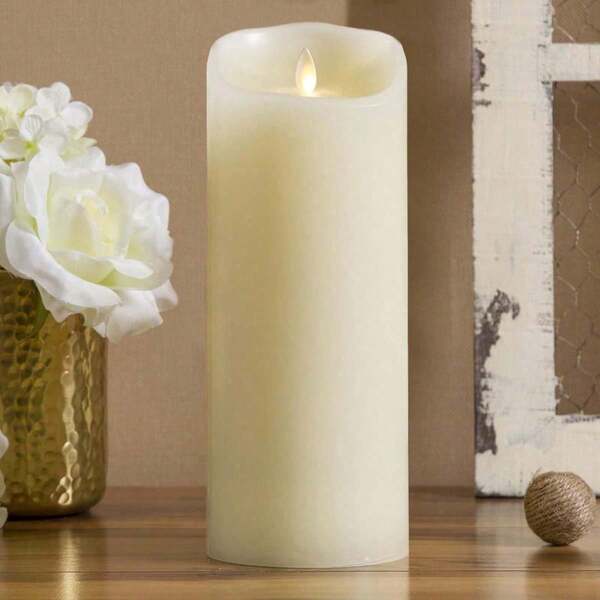 1 pezzo Candela elettronica senza fiamma LED (batterie non incluse), candela artificiale con stoppino oscillante, adatta per San Valentino, matrimonio, compleanno, decorazione camera da letto