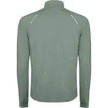 Roly Mens Estambul Quarter Zip LongSleeved Sweatshirt (Laurel Green) - Green - View 2
