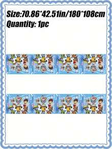Paw Patrol The Paw Patrol Themed Party Tableware Set Is Now Available! It Contains 20 Custom Plates, 20 Exquisite Placemats And 10 Cute Paper Cups, Which Are Enough For 20 Young Team Members To Have A Lively Party! With The Iconic Paw Patrol Blue As The Main Color, The Visual Impact Is At Its Peak! Whether It's A Birthday Party,