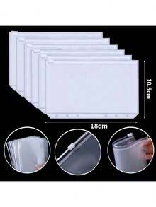 Kit Libreta Carpeta Escolare Bolsillo Cuero A6 Linda Pegatin - Azul - Ver 3