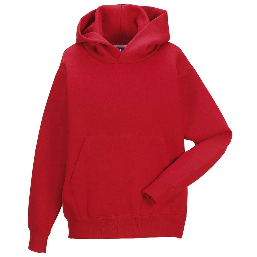Jerzees Schoolwear Jerzees Schoolgear Childrens Hooded Sweatshirt (Classic Red) - Red - View 1