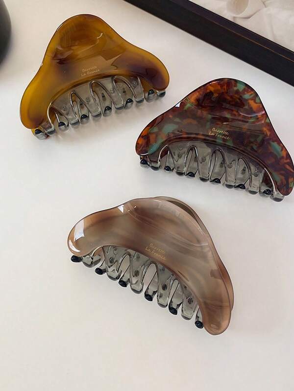 El versátil, brillante y colorido clip rascable le da un aspecto de alta gama. La parte posterior de la cabeza es una horquilla con una pinza para el cabello. Accesorios elegantes para el cabello, pinzas para el cabello de moda, pinzas para el cabello de invierno